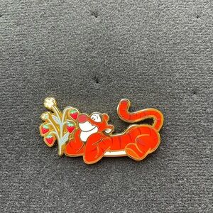 Disney Tigger Enamel Pin - Red and Gold
